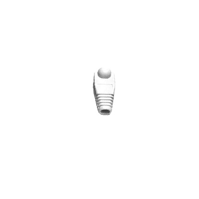 LP-PG8-025-WH|Bota Pl?ística para protecci??n de Plug RJ45, Color Blanco