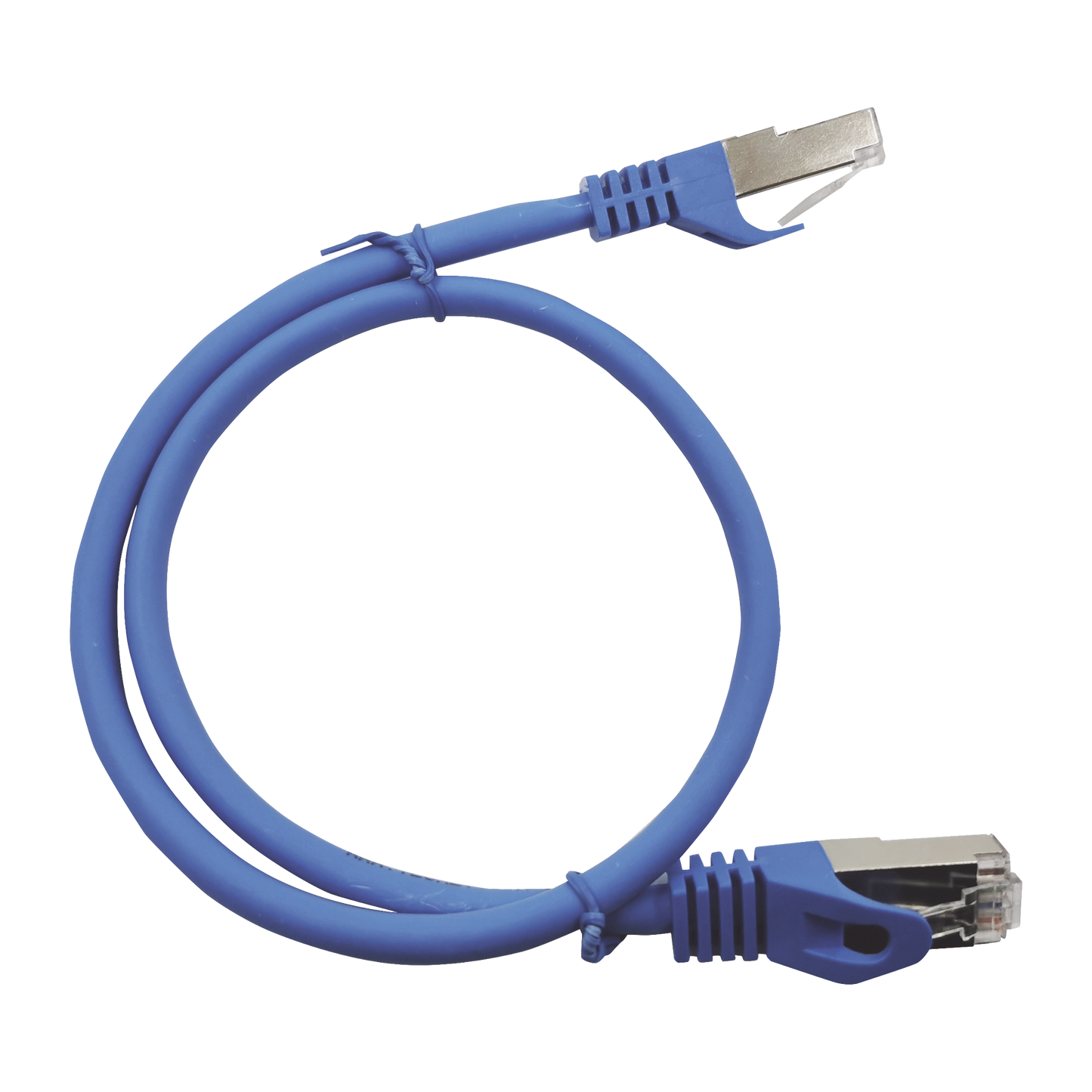 LP-STP-6A-300BU|Patch Cord Cat6A 10G blindado 3.0M ( 9.84 ft ) AZUL