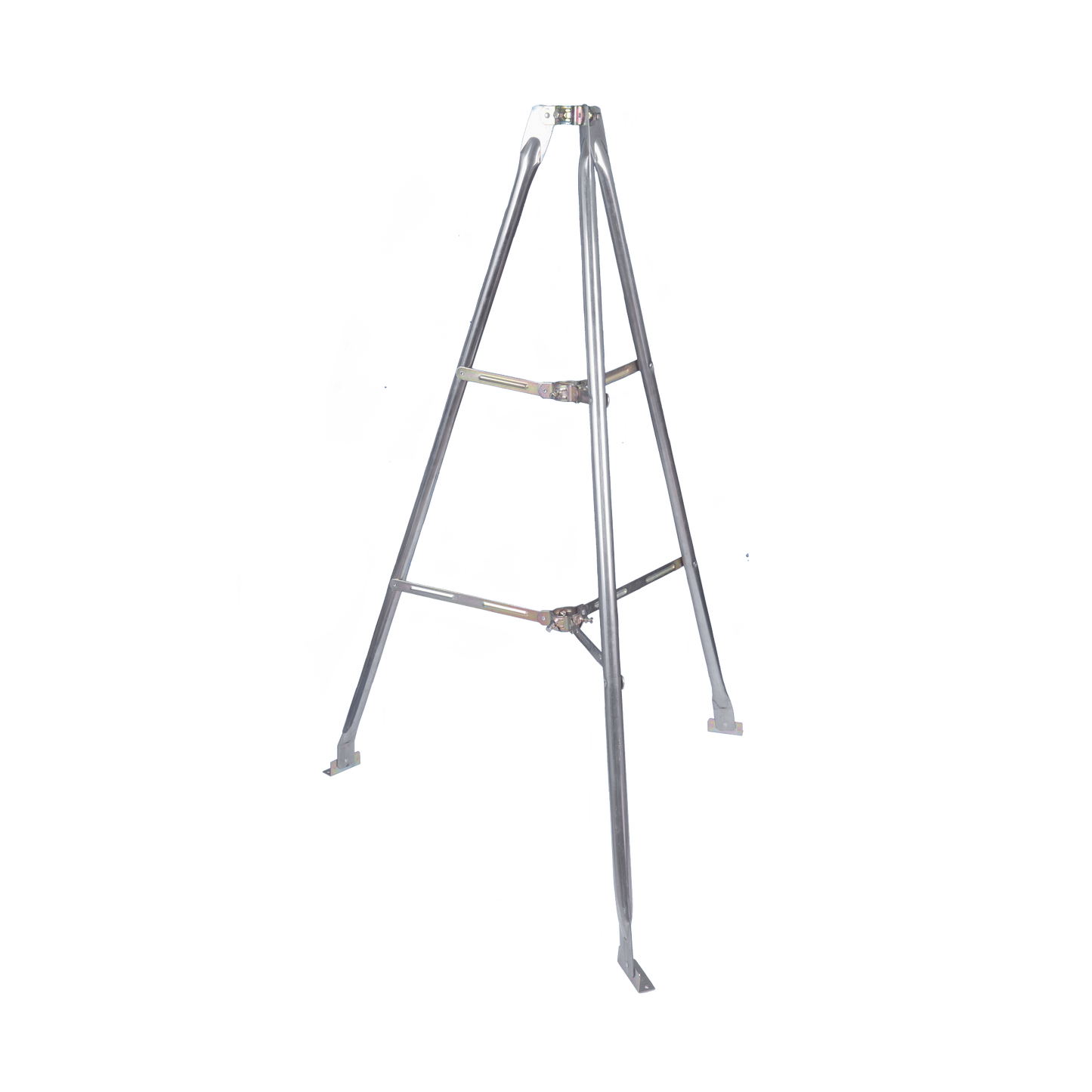LP-TP-2|Montaje de tripie para exterior, altura total del tripie 1.52 m. Compatible con mástiles de hasta 3 m de largo 1 1/4 a 2" de diámetro