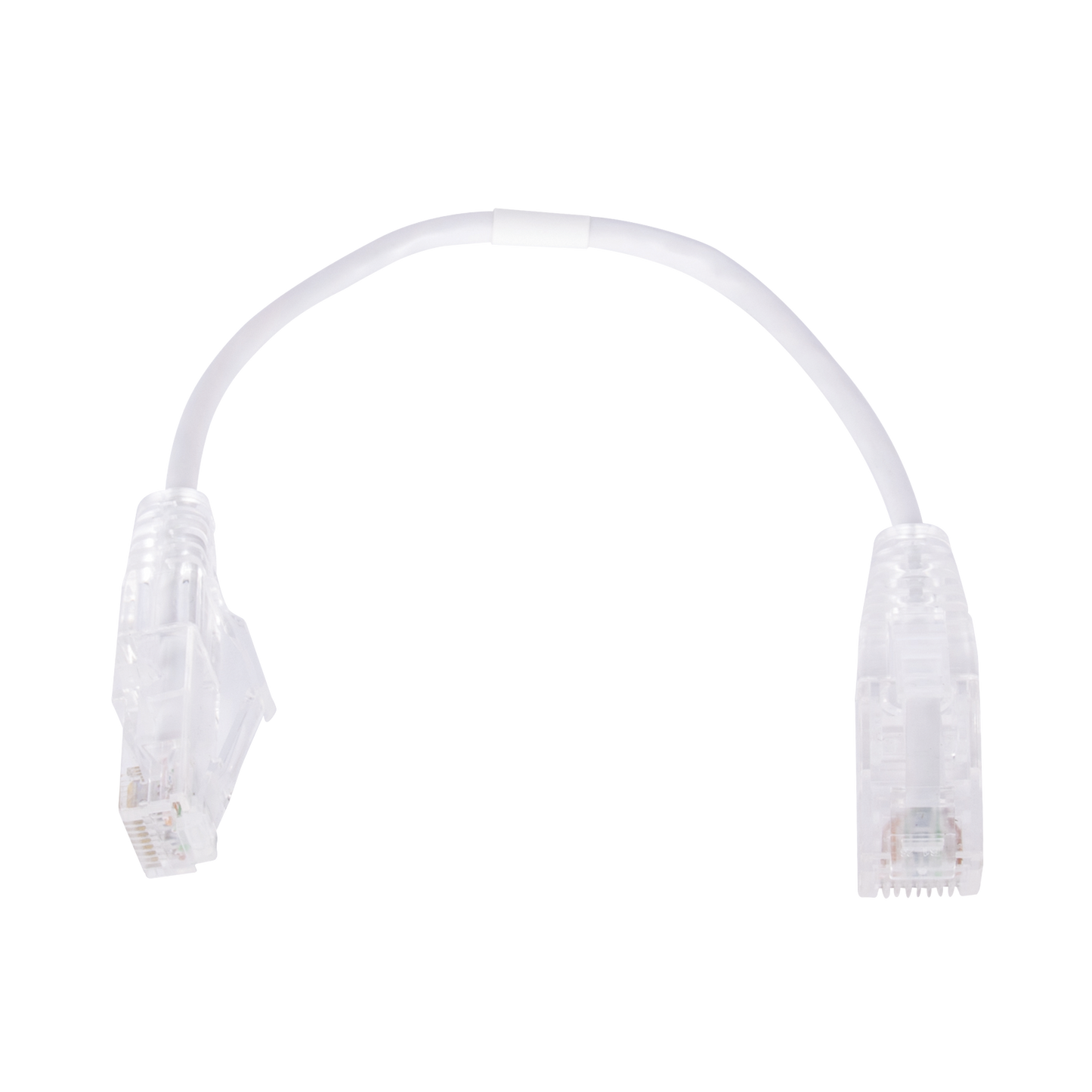 LP-UT6-020-WH28|Cable de Parcheo Slim UTP Cat6 - 20 cm Blanco Di?ímetro Reducido (28 AWG)