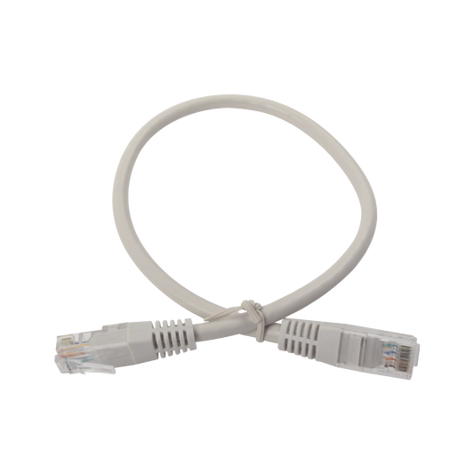 LPUT6040CS|Cable de parcheo UTP cruzado Cat6 0.4 m - Gris