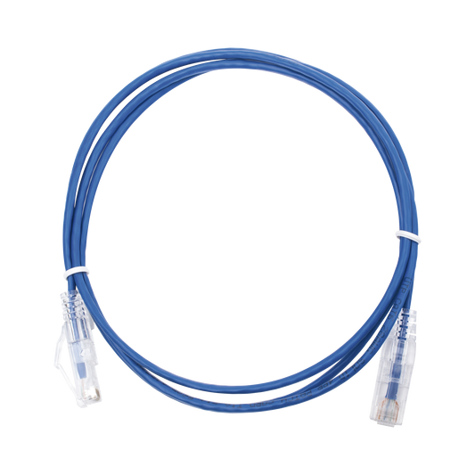 LP-UT6-150-BU28|Cable de Parcheo Slim UTP Cat6 - 1.5 m Azul Di?ímetro Reducido (28 AWG)
