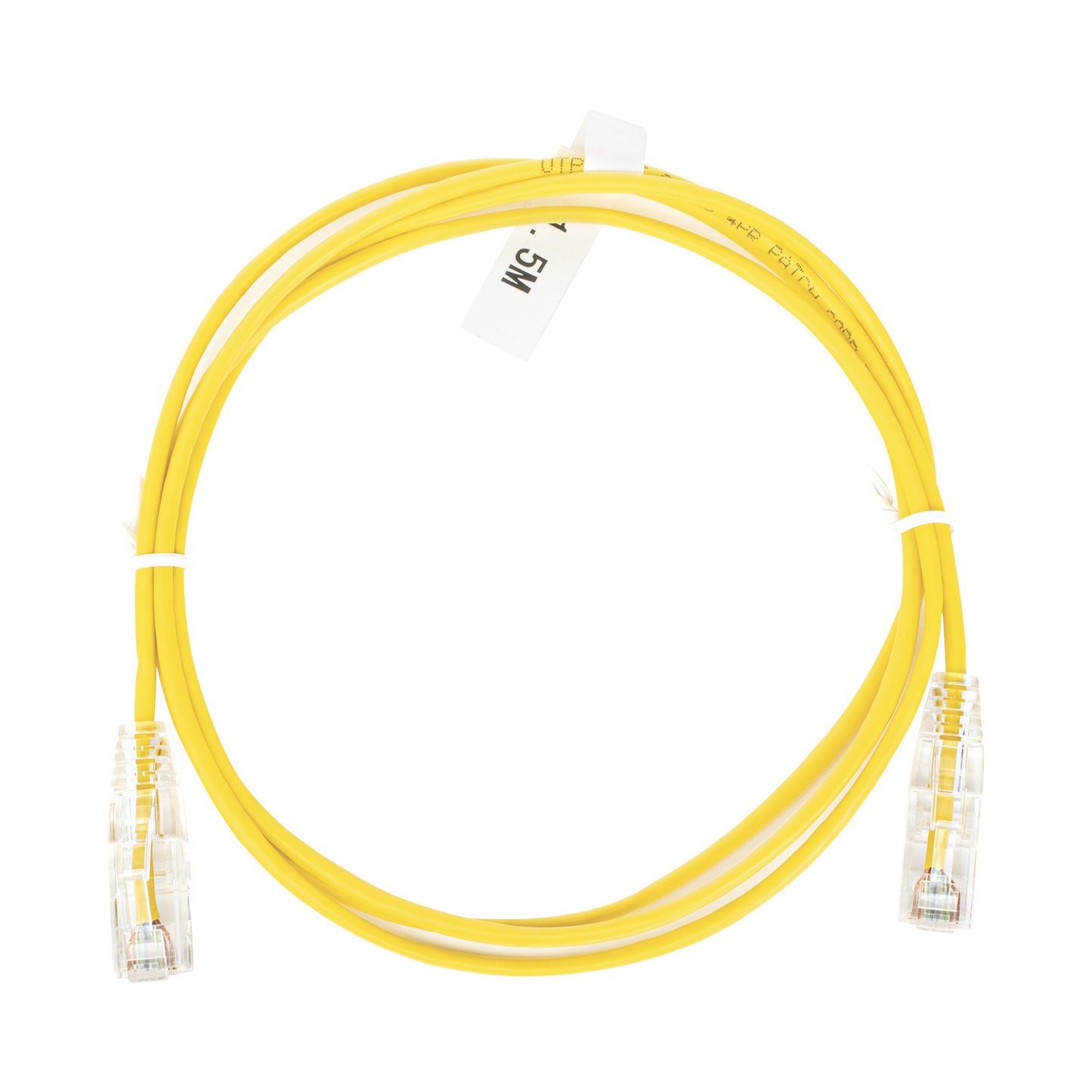LP-UT6-150-YE-28|Cable de Parcheo Slim UTP Cat6 - 1.5 m Amarillo Diámetro Reducido (28 AWG)
