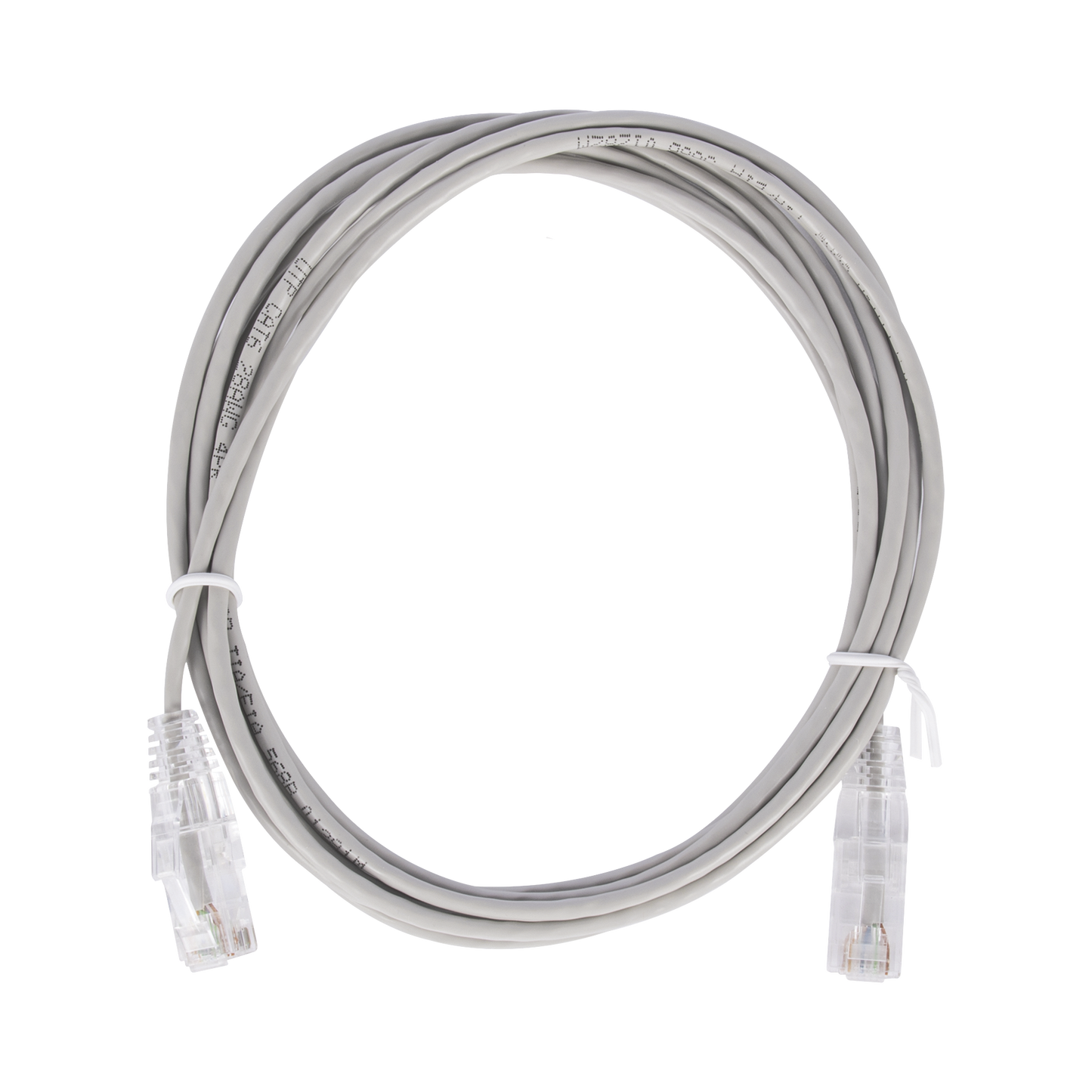 LP-UT6-200-GY28|Cable de Parcheo Slim UTP Cat6 - 2 m Gris Diámetro Reducido (28 AWG)