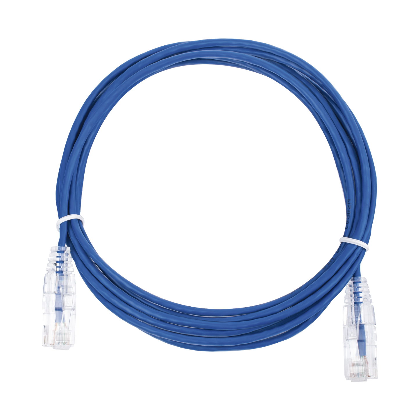 LP-UT6-300-BU28|Cable de Parcheo Slim UTP Cat6 - 3 m Azul Diámetro Reducido (28 AWG)