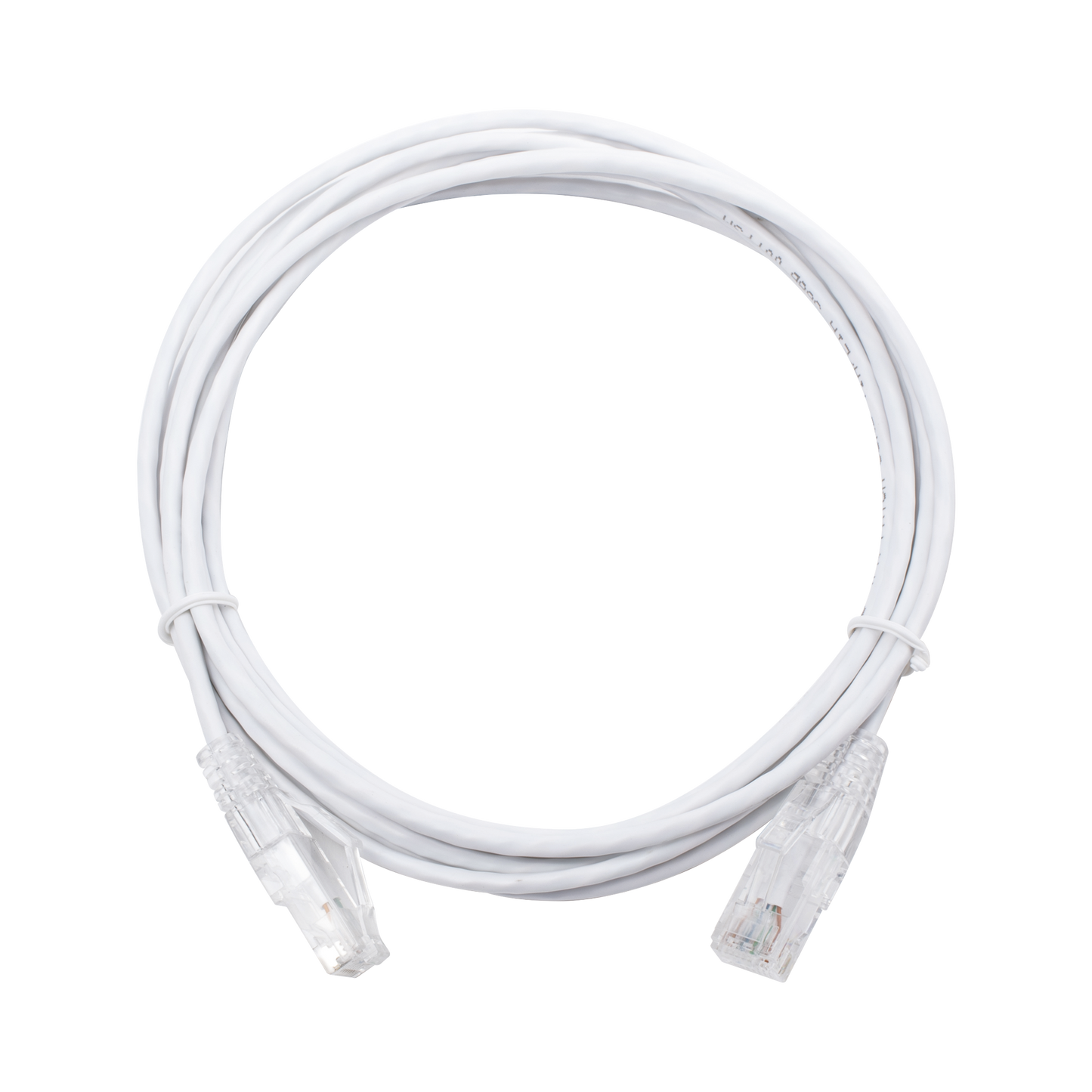 LP-UT6-300-WH28|Cable de Parcheo Slim UTP Cat6 - 3 m Blanco Diámetro Reducido (28 AWG)