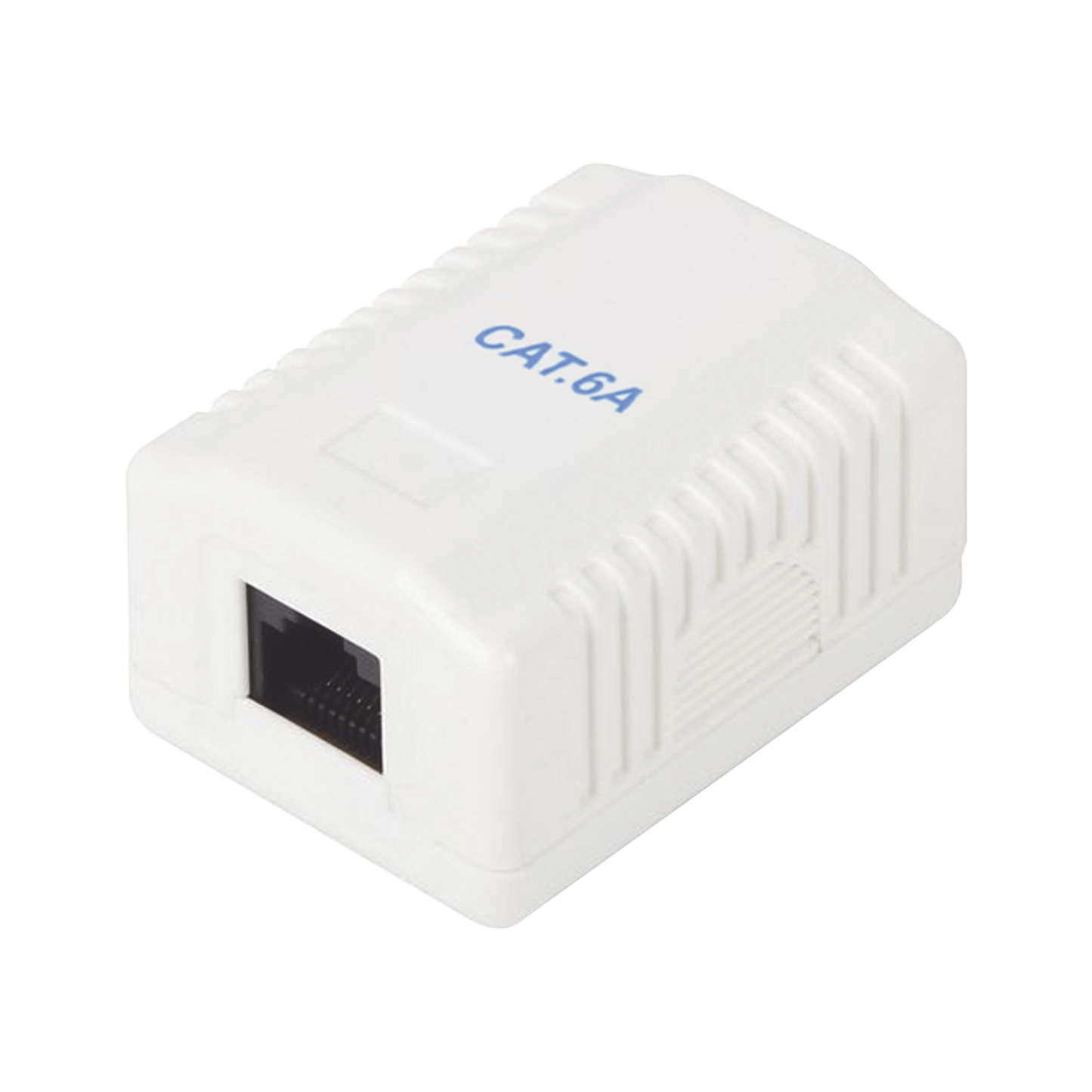 LP-WP-38-C6A|Caja de pared con 1 puerto, incluye 1 jack UTP Cat6A