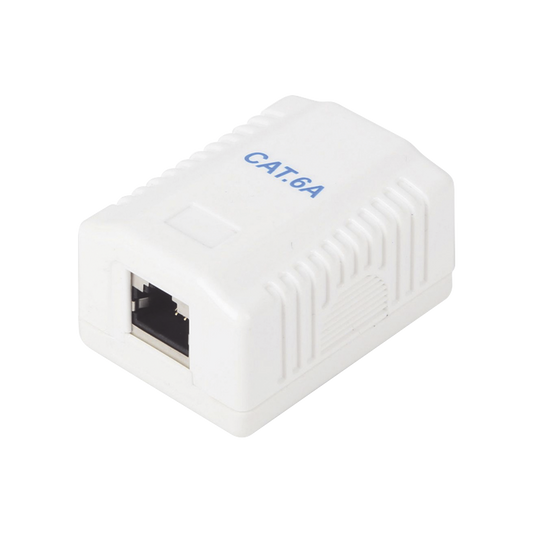 LP-WP-40-C6A|Caja de pared con 1 puerto, incluye 1 jack STP Cat6A