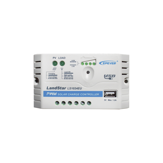 LS-1024-EU|Controlador Solar PWM 12/24 V 10 A, Salida USB
