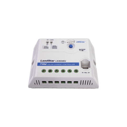 LS-3024-EU|Controlador Solar PWM 12/24 V 30 A, Salida USB