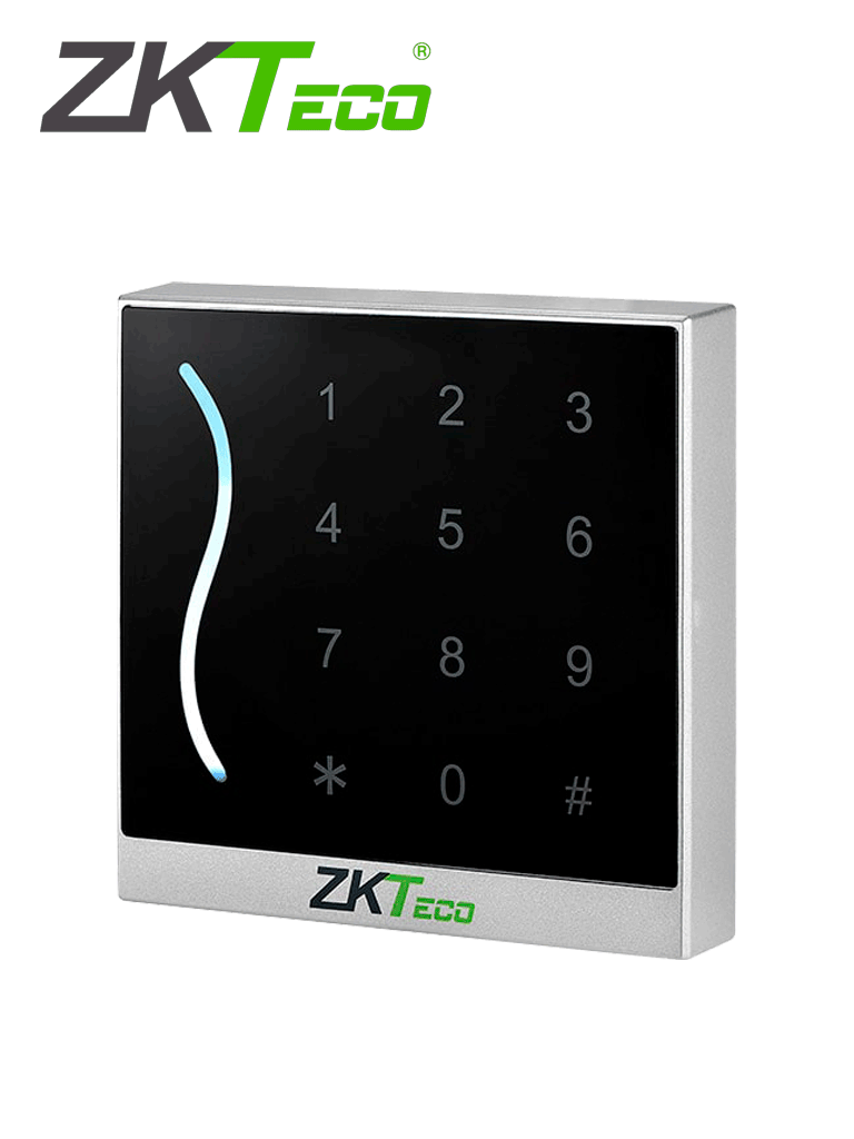 ZKTECO PROID30BE - Lector Esclavo de Tarjetas ID / Frecuencia 125Khz / Green Label / Conexi??n Wiegand 26 o 34 Ajustable / Teclado Touch / IP65/ Compatible con Paneles C3 e InBio
