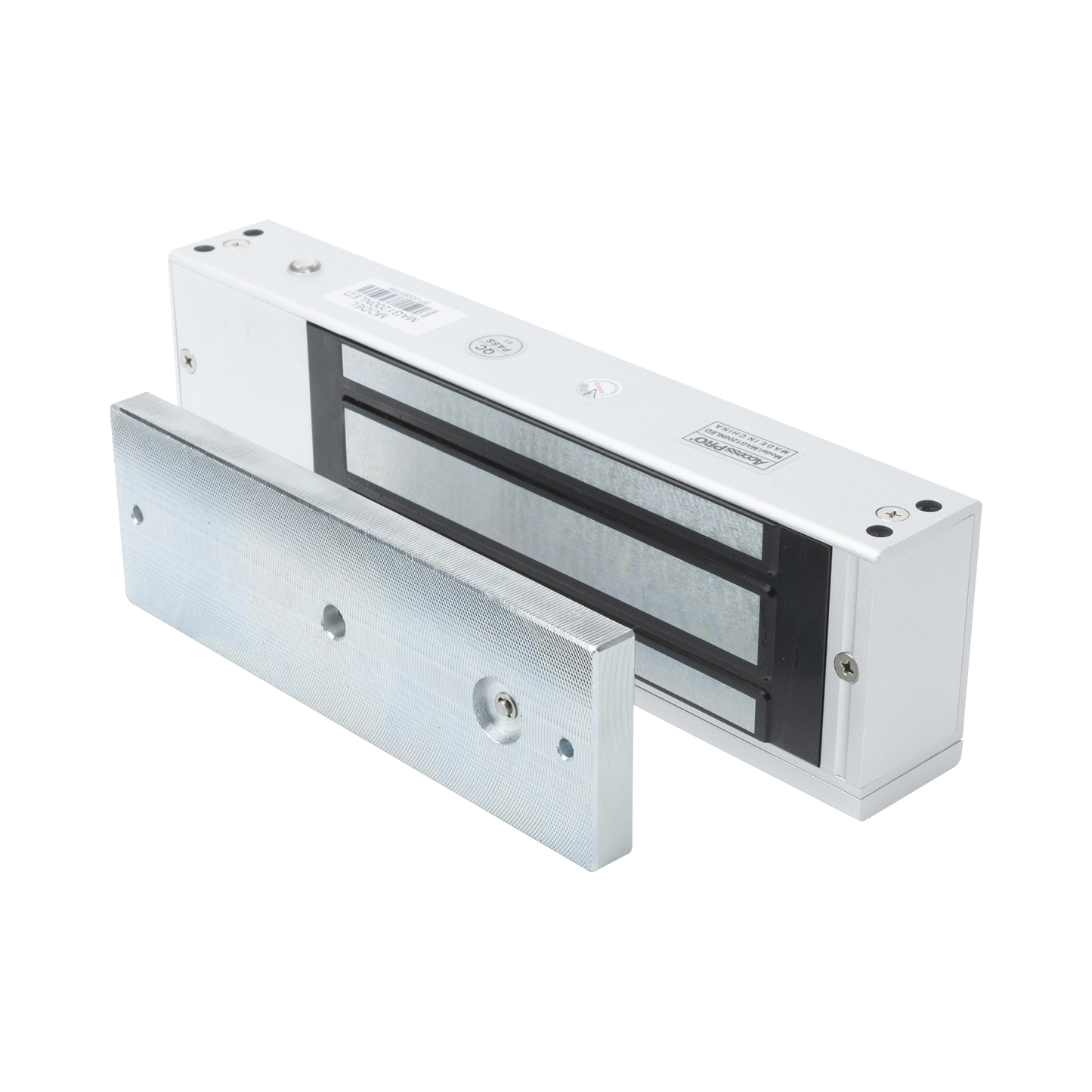 MAG1200NLED|Chapa magnética de 1200 lbs / Sensor de la placa / Uso en Interior/ LED indicador ultrabrillante