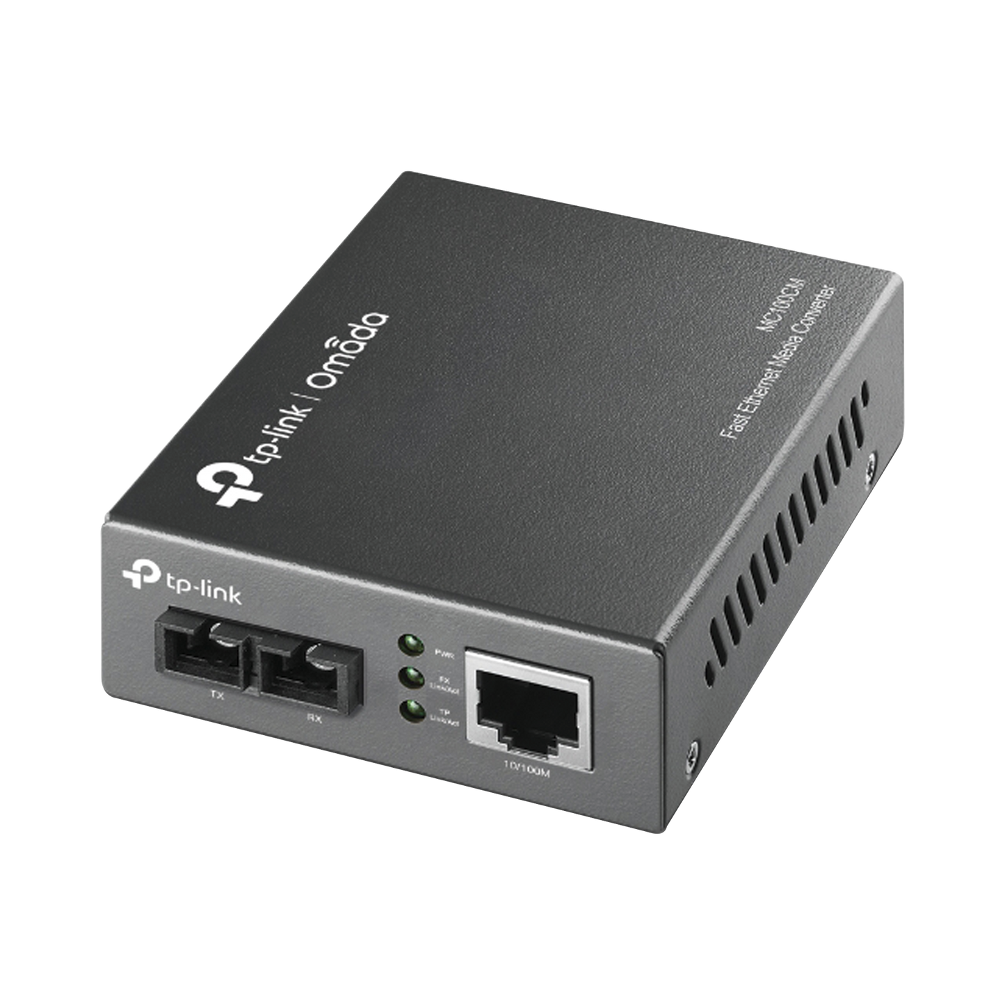 MC100CM|Convertidor Fibra Óptica Multimodo / 1 Puerto RJ45 10/100 Mbps / Puerto Fibra Óptica SC 100 Mbps / Hasta 2 Km / Plug and Play
