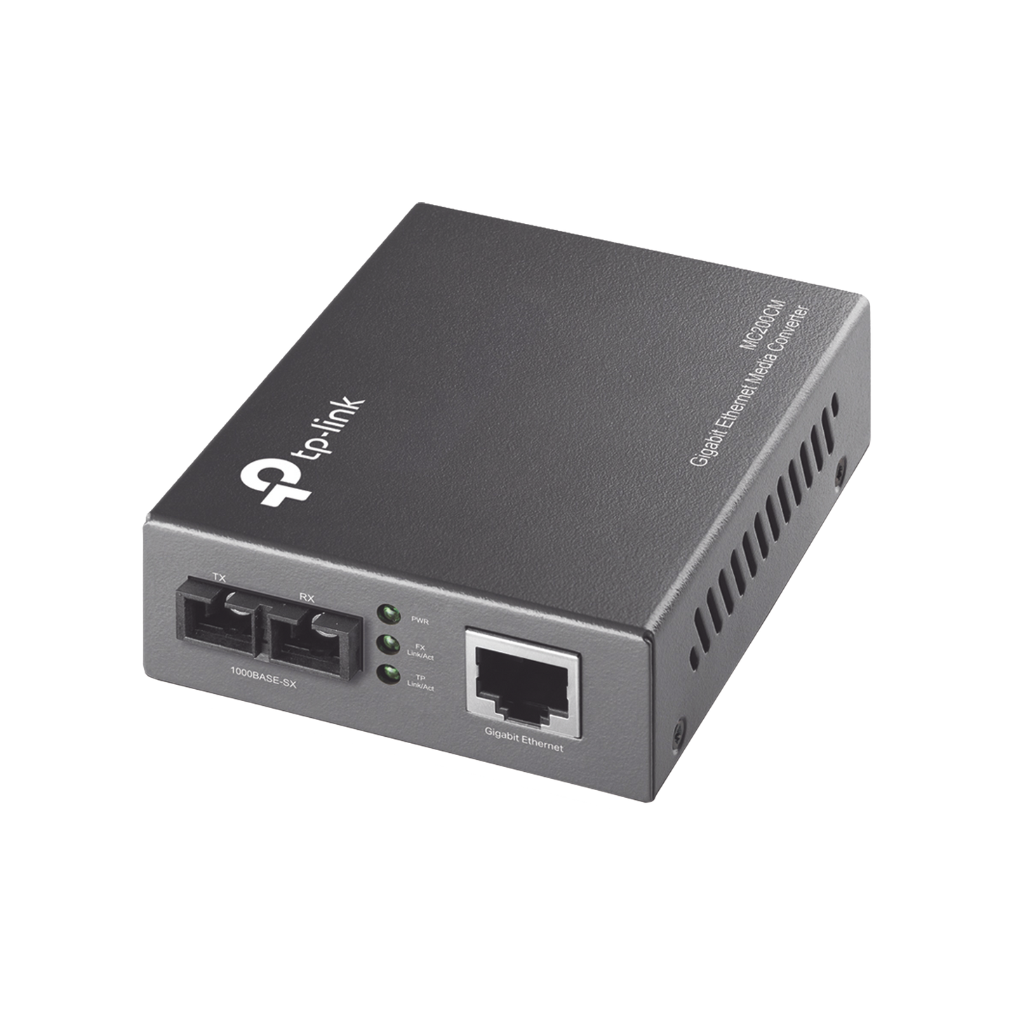 MC200CM|Convertidor Fibra Óptica Multimodo / 1 Puerto RJ45 10/100/1000 Mbps / Puerto Fibra Óptica SC 1000 Mbps / Hasta 550 metros / Plug and Play