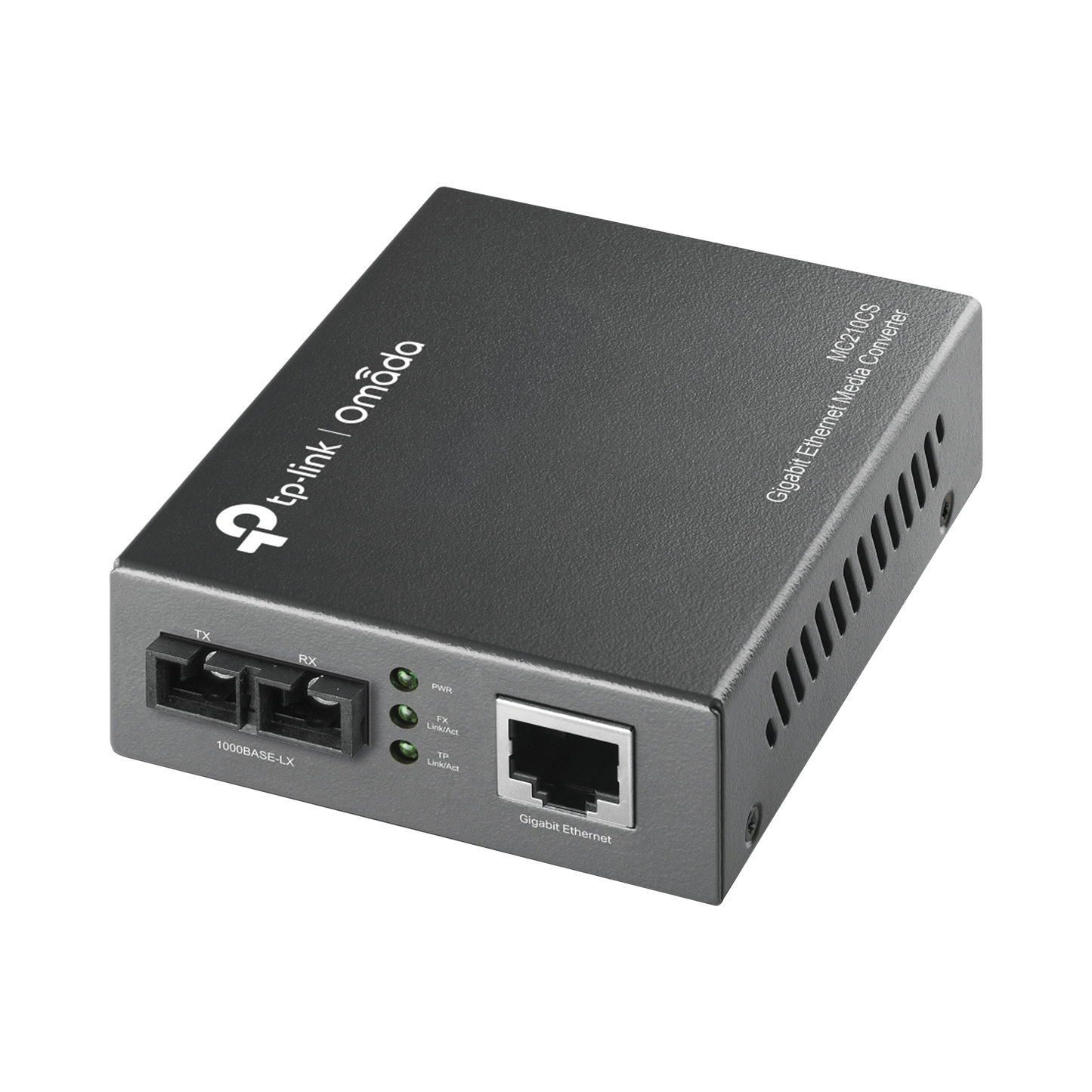 MC210CS|Convertidor Fibra Óptica Monomodo / 1 Puerto RJ45 10/100/1000 Mbps / Puerto Fibra Óptica SC 1000 Mbps / Hasta 20 Km / Plug and Play