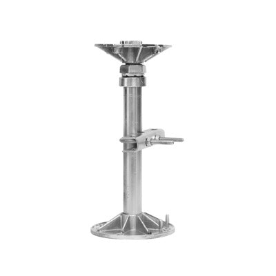 MG-51-141EZ|Soporte para instalaci??n en piso falso a poste, con acabado Electro Zinc (No incluye poste)