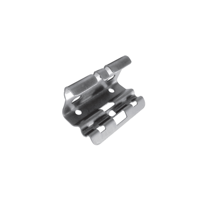 MG-67-112EZ|MINI CLIP AUTOMATICO PARA BANDEJAS DE TIPO MALLA DE 100 A 250 MM DE ANCHO, MATERIAL BIMETALICO 90% ZINC Y 10% ALUMINIO