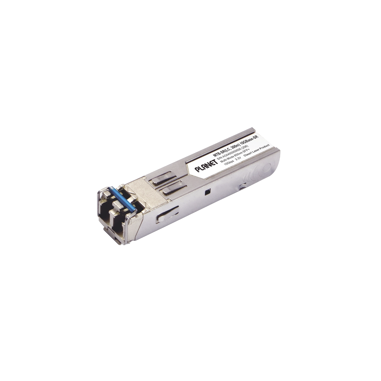 MTB-TSR|Transceptor Industrial, SFP de 10 G, Conector LC, Fibra Multimodo, Hasta 300 m, Soporta temperaturas de -40 a 85°C.