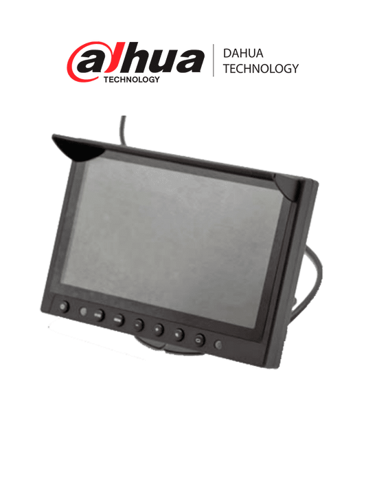 DAHUA DHI-MLCDF7-E Monitor Led de 7 Pulgadas Widescreen TFT-LCD/ Especial para DVRs Moviles/ Conector M12/ Brillo de 350 cd/