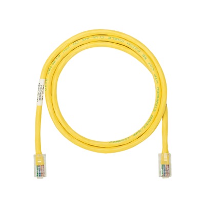 NK5EPC3YLY|Cable de parcheo UTP Categor?¡a 5e, con plug modular en cada extremo - 1 m. - Amarillo