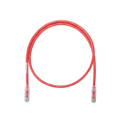 NK6PC7RDY|Cable de parcheo UTP Categor?¡a 6, con plug modular en cada extremo - 2 m. - Rojo