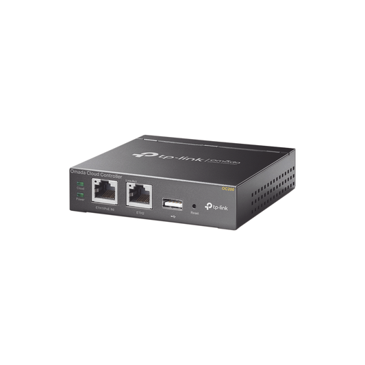 OC200|Controladora Omada para gestionar hasta 100 equipos Omada/ Gestion desde la Nube gratuita / Actualizaciones masivas / 2 puertos Gigabit con PoE af/at