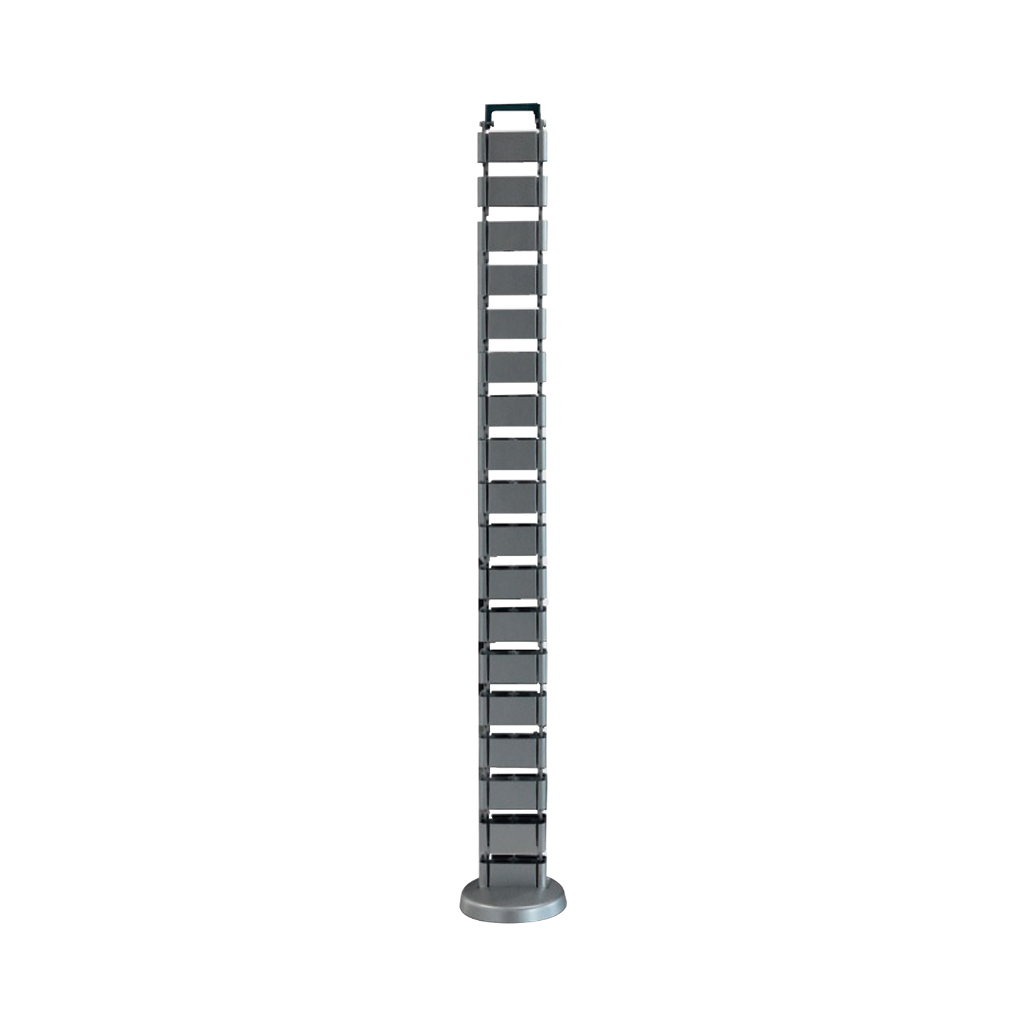 ORG-VERT|Organizador de cables vertical articulado, ideal para llevar los cables del piso a mesa o a la cubierta del escritorio de manera segura