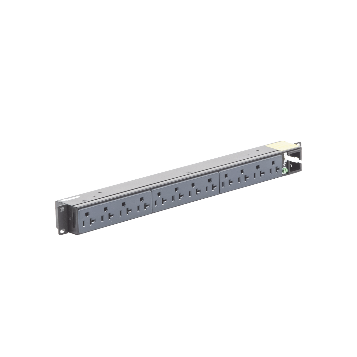 P12B01M|PDU Básico para Distribución de Energía, Enchufe de Entrada NEMA 5-15P, Con 12 Contactos NEMA 5-20R, Instalación Horizontal de 19in, 1UR, 15 Amp, 120 Vca