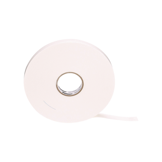 P32W2A2-75-72|Cinta Doble Cara, con Adhesivo Acrílico, 19.1mm de Ancho, Rollo de 65.5m, Color Blanco