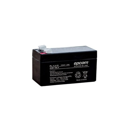 PL-1.2-12|Batería de respaldo / 12V, 1.2 Ah / UL / Tecnología AGM-VRLA / Para uso en equipo electrónico Alarmas de intrusión / Incendio/ Control de acceso / Video Vigilancia / Terminales F1