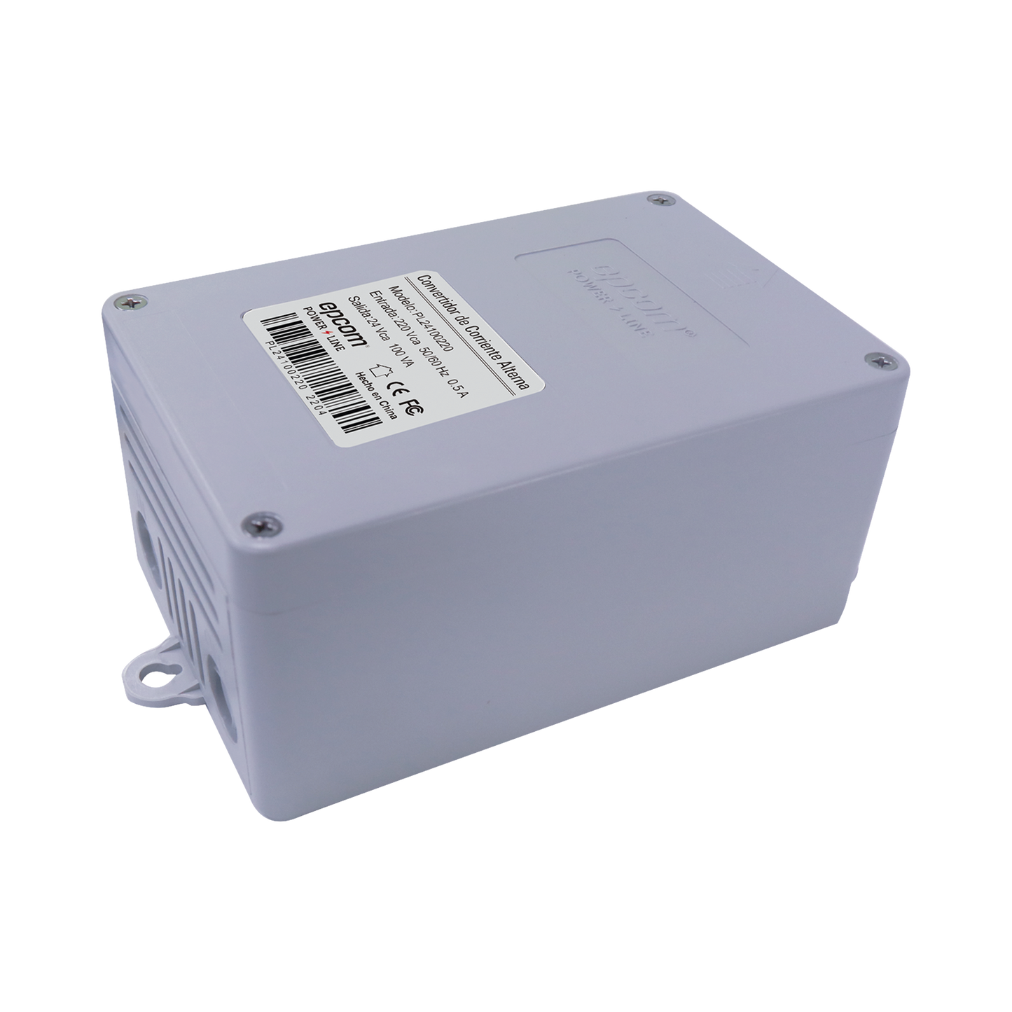 PL24100220|Transformador Industrial de 220 VCA @ 24 VCA 100 VA (4 A)