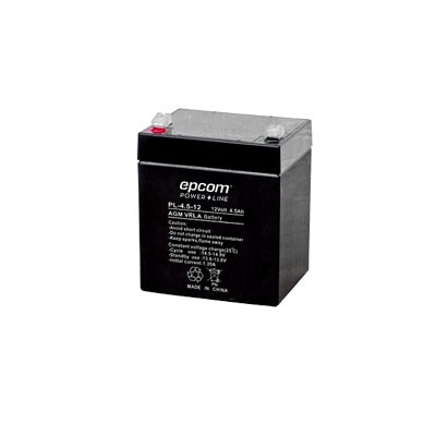 PL-4.5-12|Batería 12 Vcc / 4.5 Ah / UL / Tecnología AGM-VRLA / Para uso en equipo electrónico Alarmas de intrusión / Incendio/ Control de acceso / Video Vigilancia / Terminales F1.