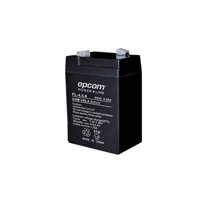 PL-4.56|Batería de respaldo / 6 V, 4.5 Ah / UL / Tecnología AGM-VRLA / Para uso en equipo electrónico Alarmas de intrusión / Incendio/ Control de acceso / Video Vigilancia / Terminales F1