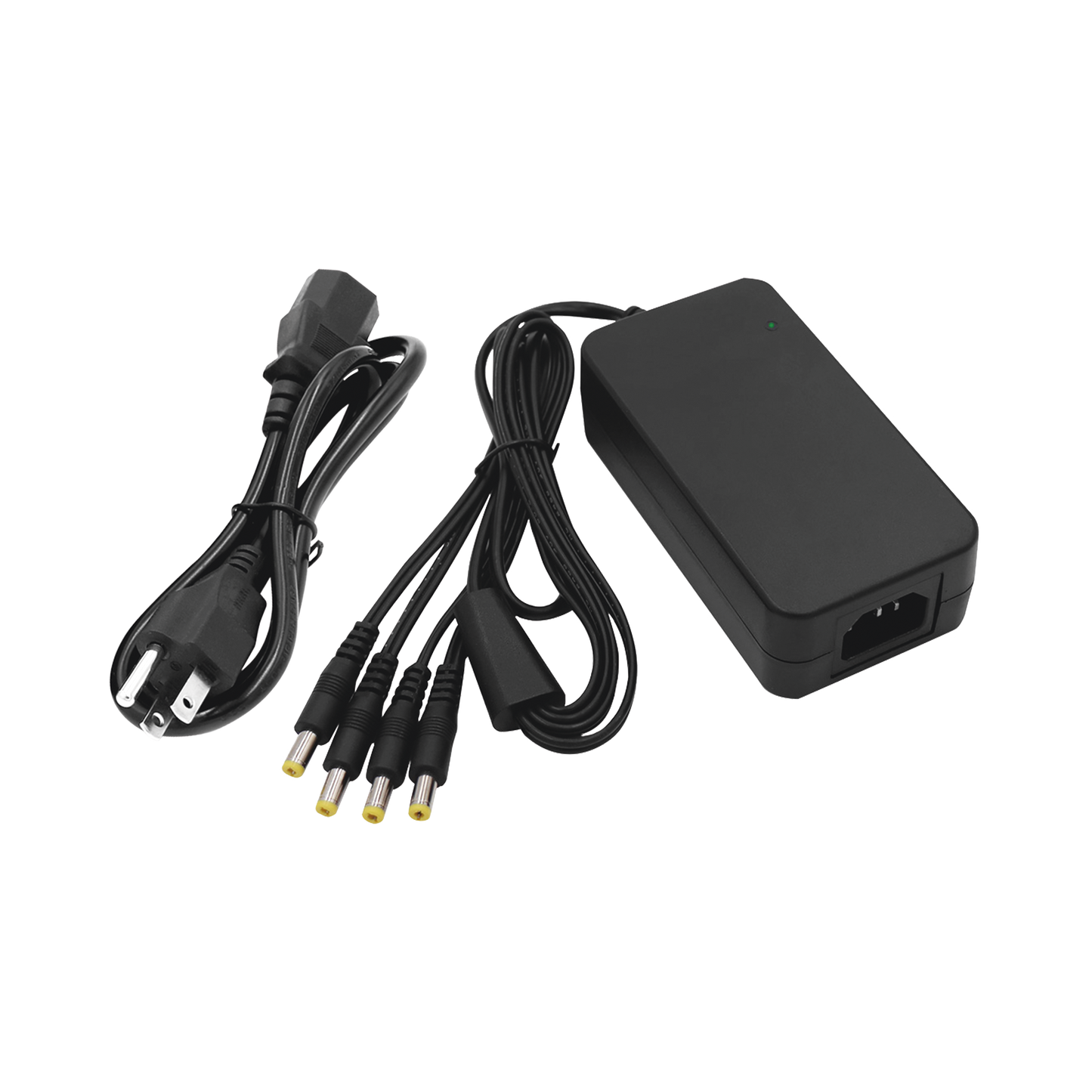 PLK12DC4CH|Fuente de Alimentaci??n de 4 Salidas tipo Jack Macho de 12 Vcc / 5 Amper - ISTEN