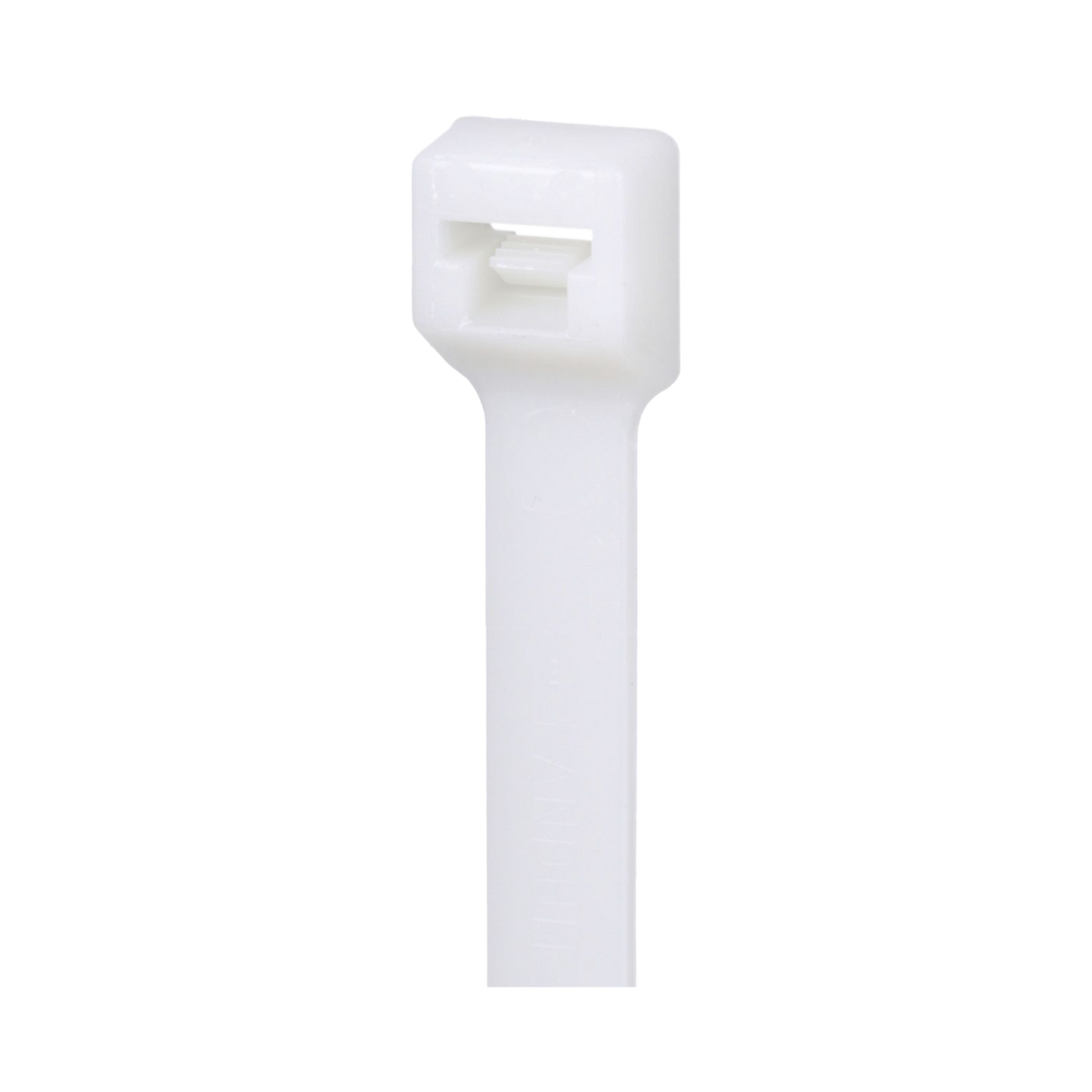 PLT1.5M-M|Cincho de Bloqueo de Nylon 6.6, Color Natural, 142 mm largo x 2.5mm ancho, sección transversal en miniatura, 1000 piezas