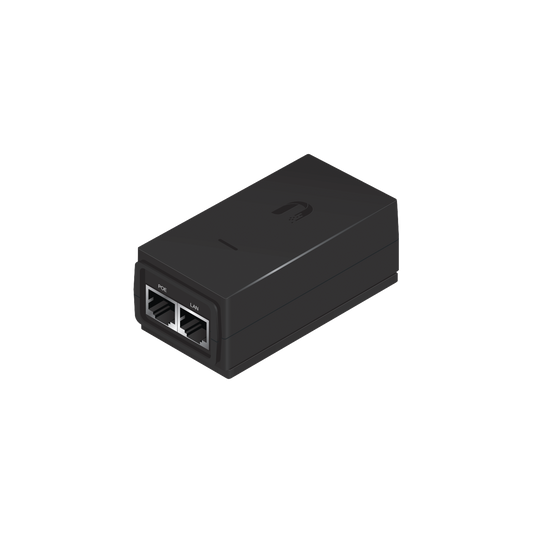 POE-24-12W|Adaptador PoE Ubiquiti de 24 VDC, 0.5 A, compatible con airGateway