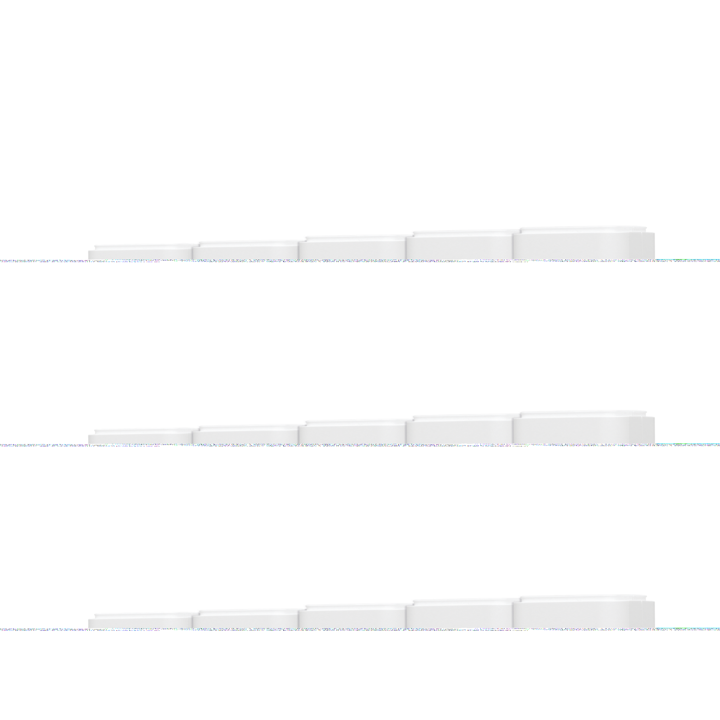POE-24-12W-5P|5 Unidades del Adaptador PoE Ubiquiti de 24 VDC, 0.5 A con puerto Gigabit, color blanco