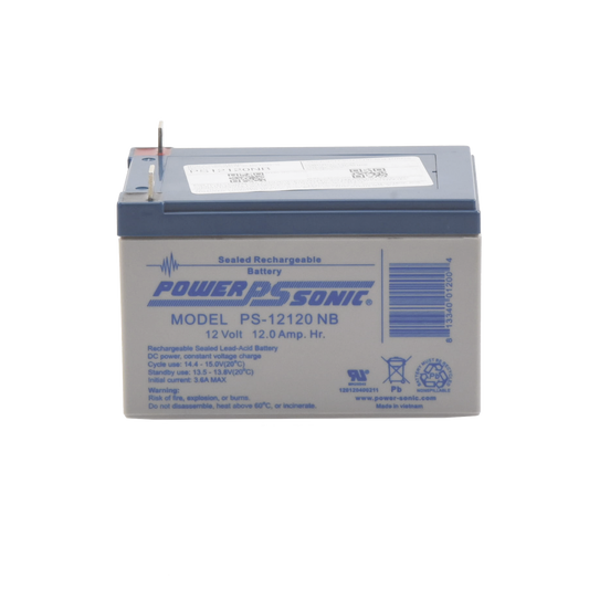 PS-12120-NB|Batería 12V, 12AH, Para Respaldo, Tecnologías AGM/VRLA, 5 Años Vida Útil, Terminales NB, Reconocida UL