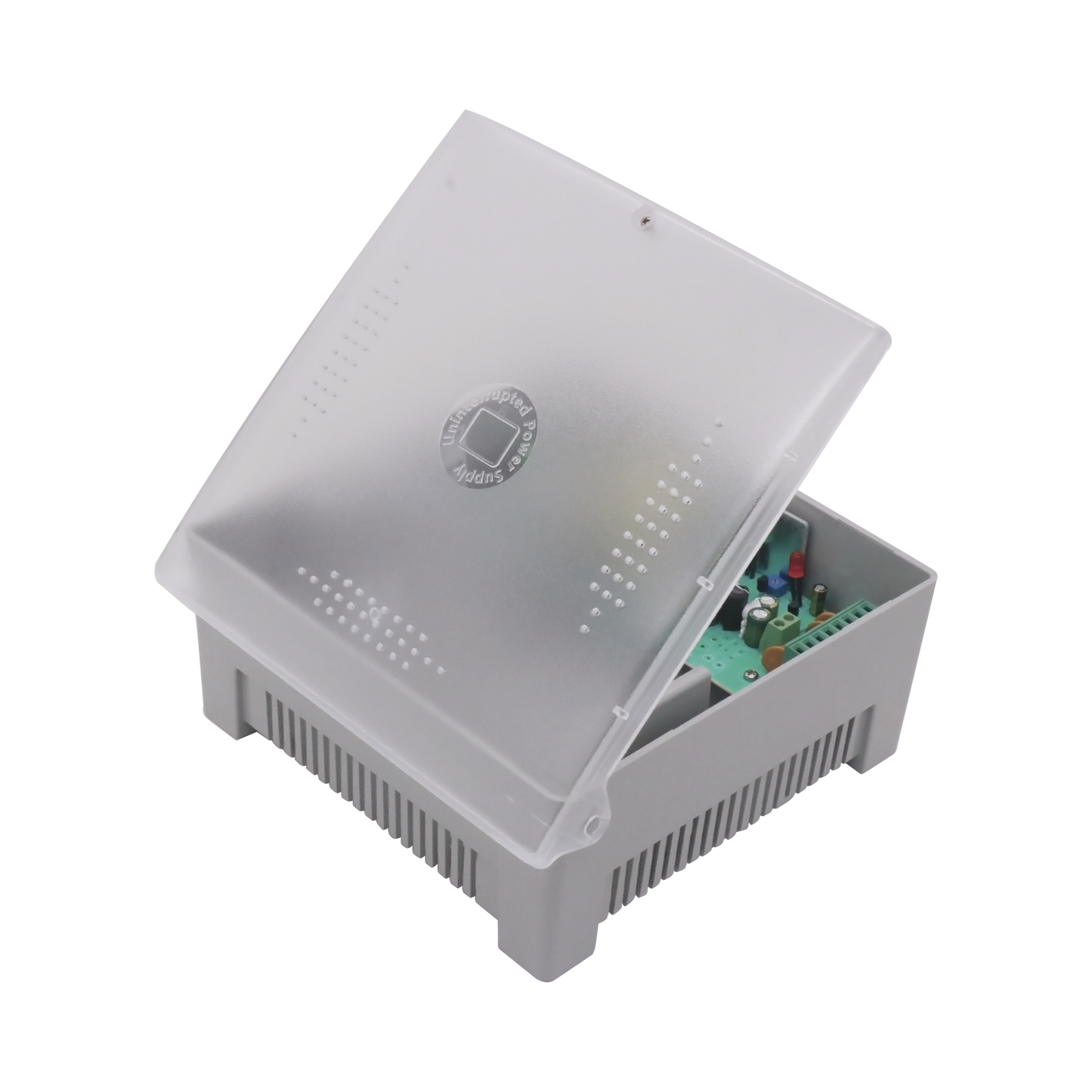 PS12DC4P|Fuente de Alimentación con Gabinete de 4 Salidas de 11 - 15 Vcc / 5 Amper / Voltaje de Entrada: 96 - 264 Vca / Soporta Protección contra Sobrecorriente de Salida, Protección contra Cortocircuito / Led Indicador