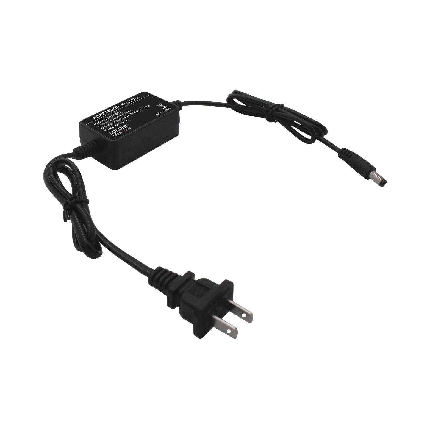 PSD1202DT|Adaptador 12 Vcc / 2 Amp / Con Terminales de Extensión / Distancias de cable hacia Vca 50 cm / Distancia de cable hacia dispositivo de 50 cm