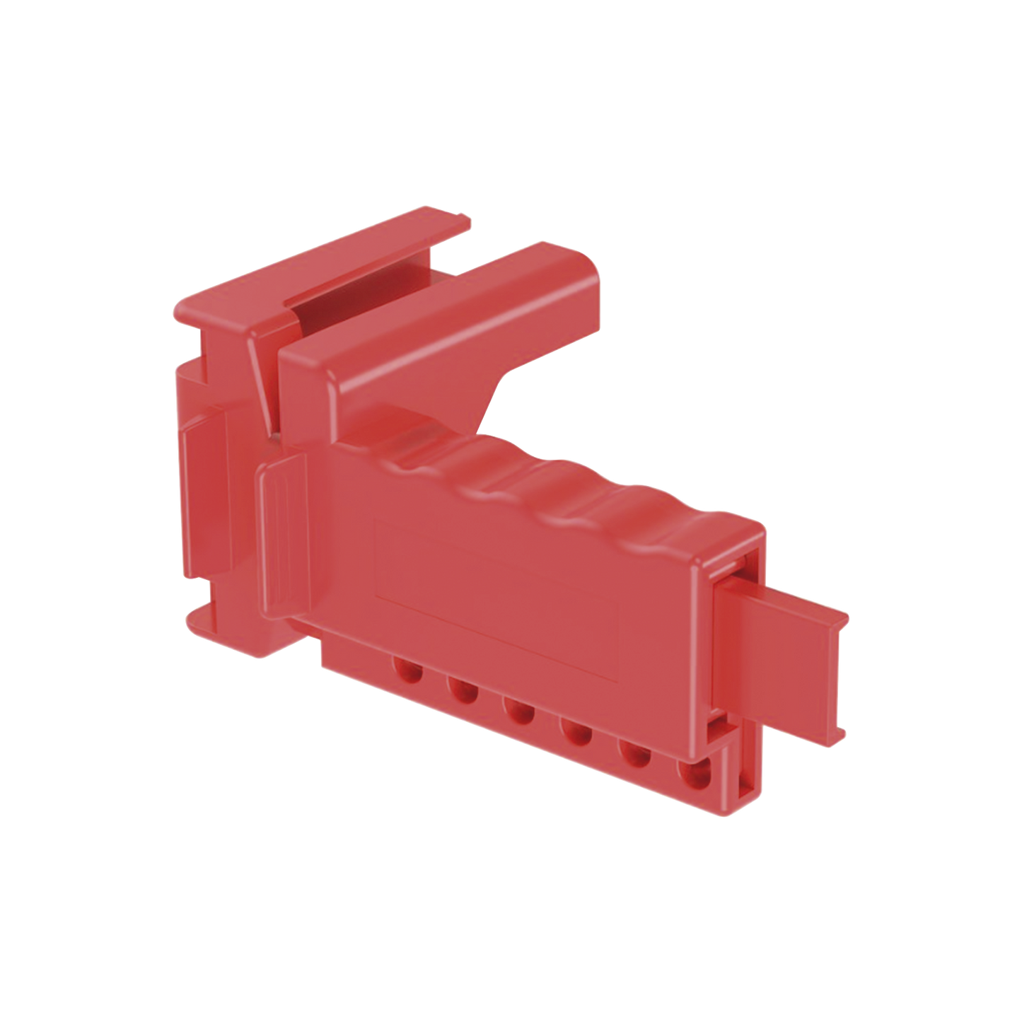 PSL-BV1|Dispositivo de Bloqueo LOTO para Válvulas de Bola, para Diámetros de Tubería de 1/4" a 1" y Longitud de Mango Hasta 7.5", Color Rojo