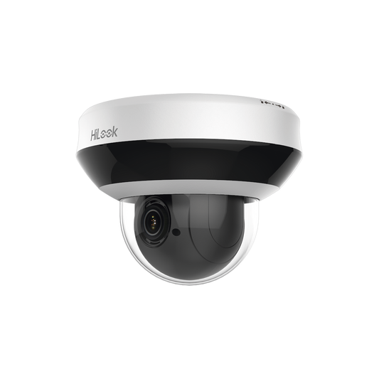 PTZ-N2404I-DE3(F)|Mini Domo PTZ IP 4 Megapixel / 4X Zoom / H.265+ / 20 mts IR EXIR / WDR 120dB / PoE / IK10 / Exterior IP66 / Ultra Baja Iluminación / Micrófono Integrado / PoE