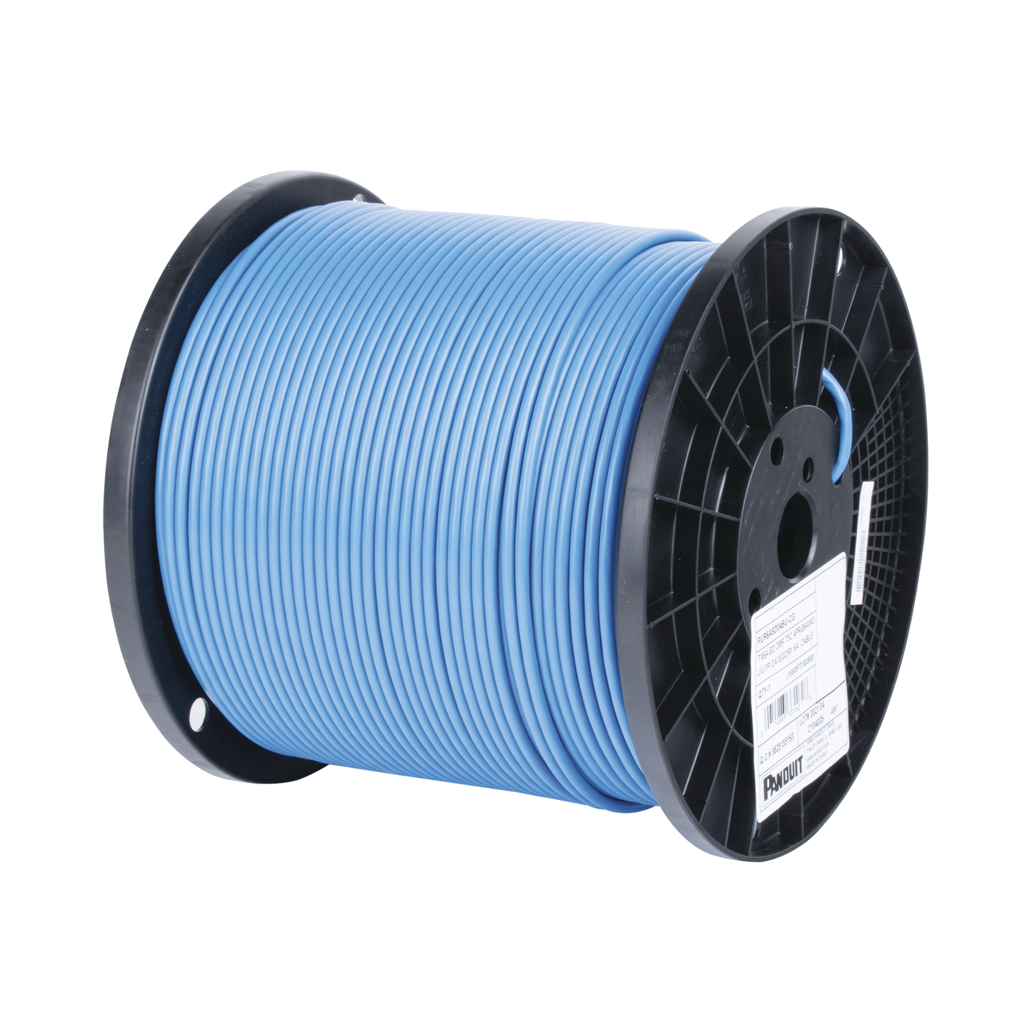 PUR6ASD04BU-CG|Bobina de Cable UTP de 4 Pares MaTriX, Cat6A de Di?ímetro Reducido, 26 AWG, CMR (Riser), Color Azul, 305m