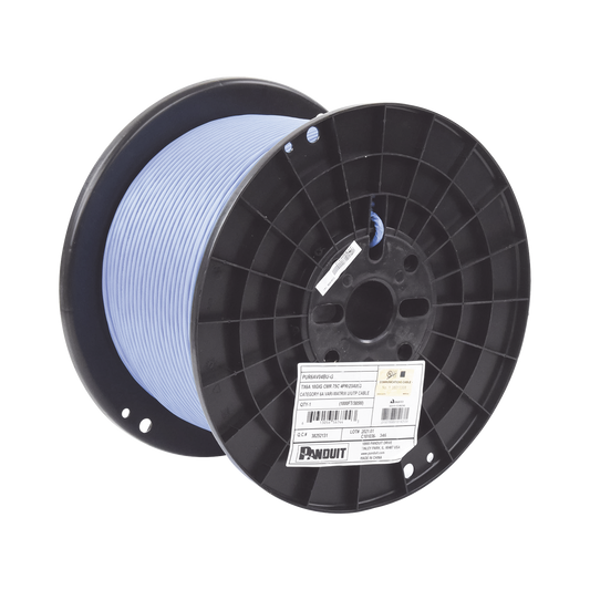 PUR6AV04BU-G|Bobina de Cable UTP de 4 Pares, Vari-MaTriX, Cat6A, 23 AWG, CMR (Riser), Color Azul, 305m