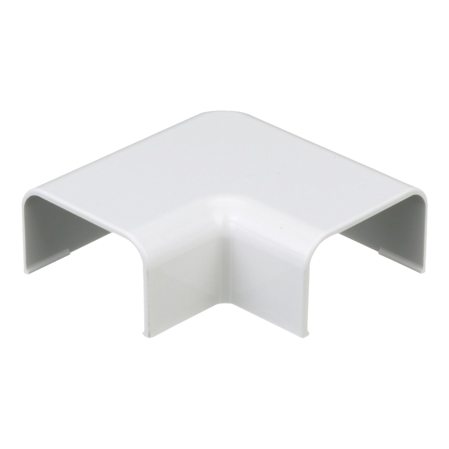 RAF10WH-X|Conexión en ángulo recto "L", para uso con canaleta LD10, material ABS, Color Blanco