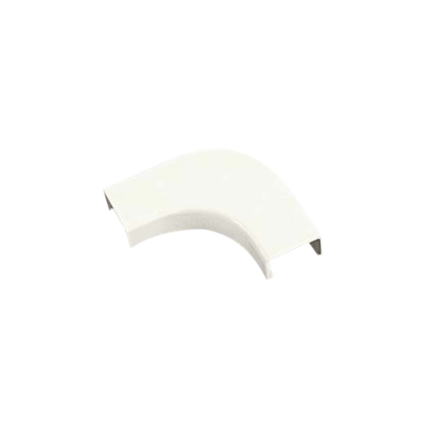 RAFC10IW-X|Curva de radio controlado, para uso con canaleta LD10, material ABS, Colo Blanco Mate