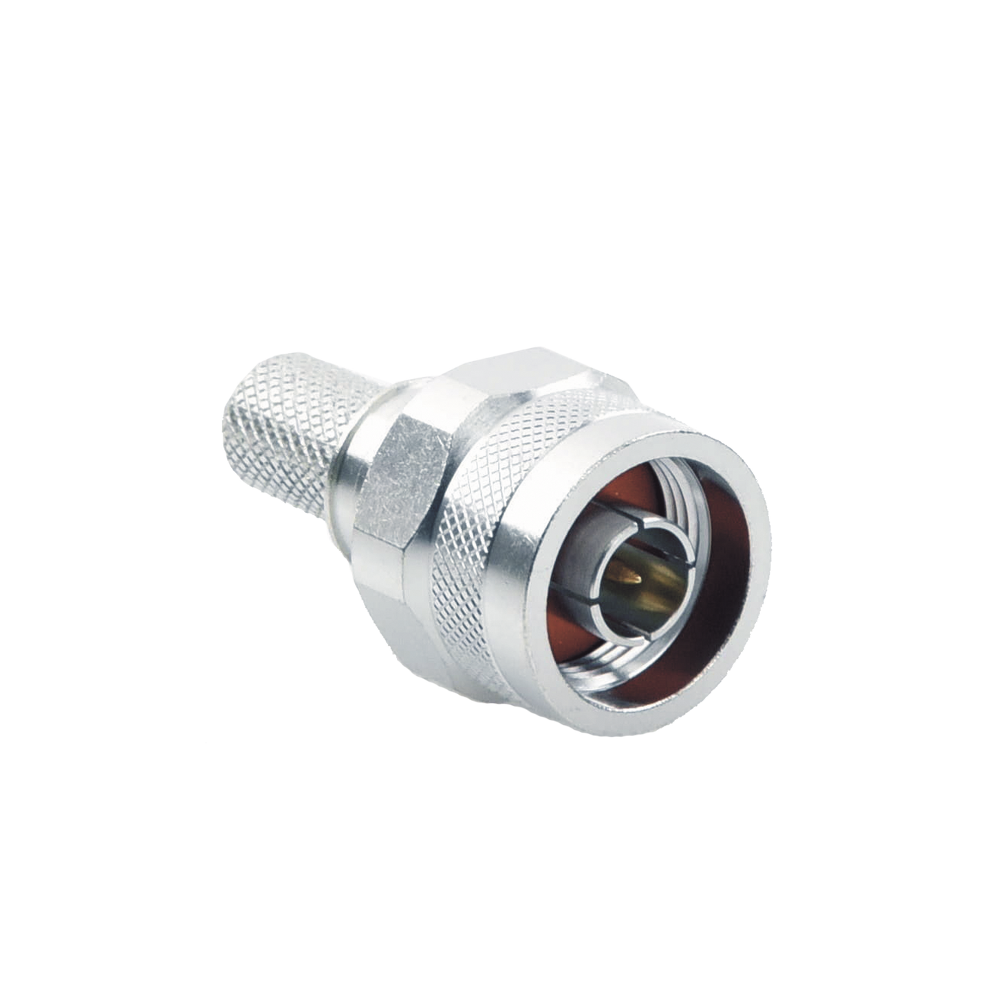 RFN-1006-49I|Conector N Macho de PIN Cautivo, Anillo plegable, para cables 9913, LMR-400, LP400, CNT-400, RG8/U-SYS, RFLASH-1113, 8214, 7810A.