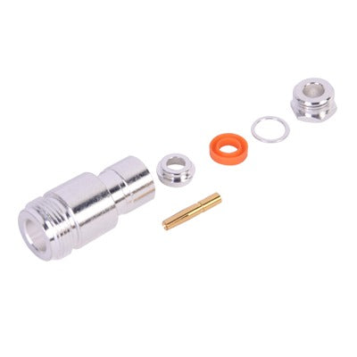 RFN-1025-1|Conector N Hembra de Rosca para cables RG-58/U, RG-142/U.