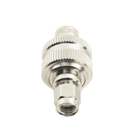 RP-3000-I|Conector SMA Macho Inverso de Anillo Plegable para RG-8/U, 9913, LMR-400, Níquel/ Oro/ Teflón.