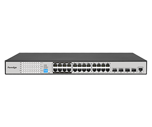 S5700-24GP-4TFR | Switch PoE gestionado 10G Uplink L3 370W Foredge